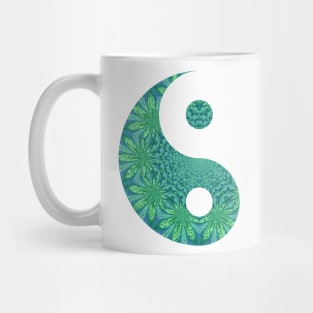 Clover ying yang Mug